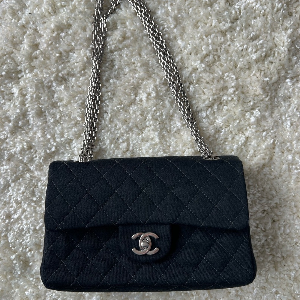 Chanel Classic Black Quilted Shoulder Bag